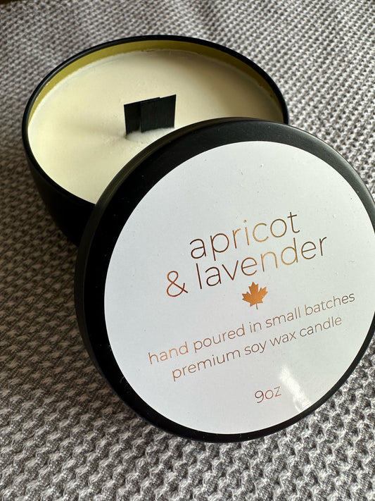 Apricot & Lavender 9oz Candle