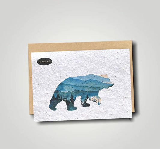 Bear Plantable Greeting Card