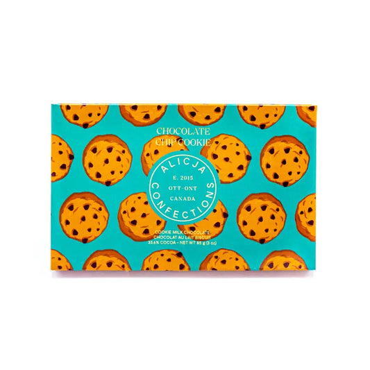 Chocolate Chip Cookie Milk Postcard Chocolate Bar