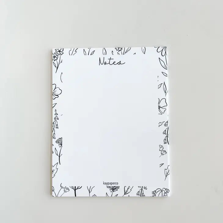 Floral Notepad