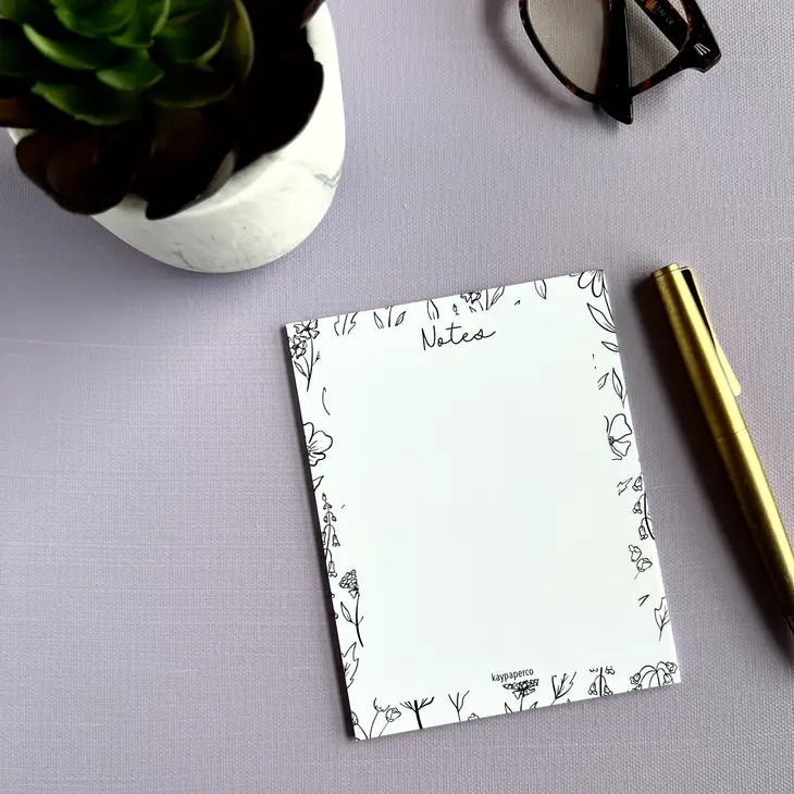 Floral Notepad