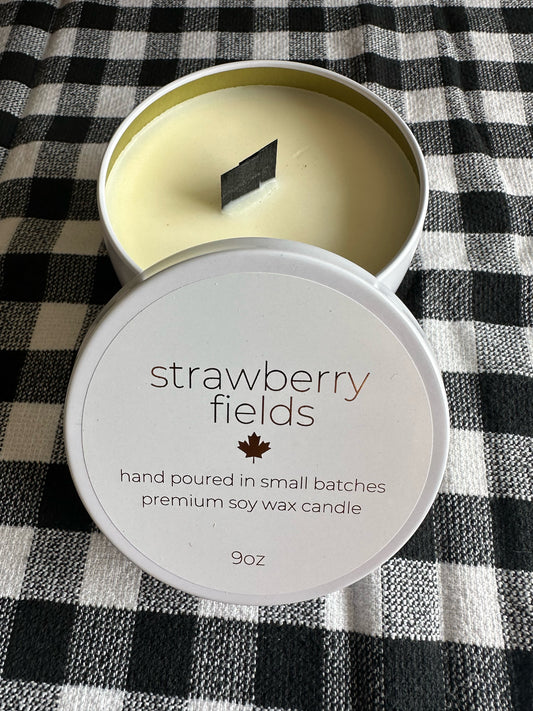 Strawberry Fields 9oz Candle